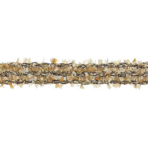 Ruban Chanel 17 mm au mètre - Beige doré Ruban Chanel 17 mm au mètre - Beige doré