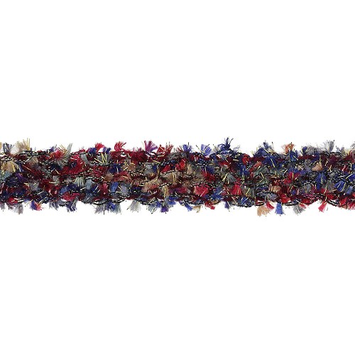 Ruban Chanel 17 mm au mètre - Rouge et bleu Ruban Chanel 17 mm au mètre - Rouge et bleu
