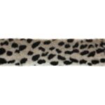 Ruban fausse fourrure 50 mm au mètre - Guépard