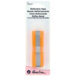 Ruban réfléchissant à coudre orange - 2 m