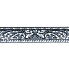 Sangle Cashmere 38 mm au mètre - Bleu
