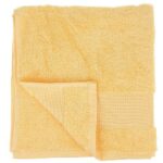 Serviette éponge à broder 50 × 100 cm - jaune
