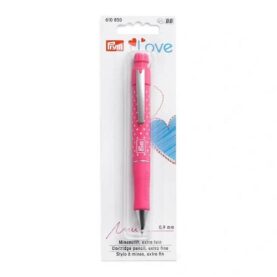 Stylo à mine extra-fine 0,9 mm Prym Love - rose