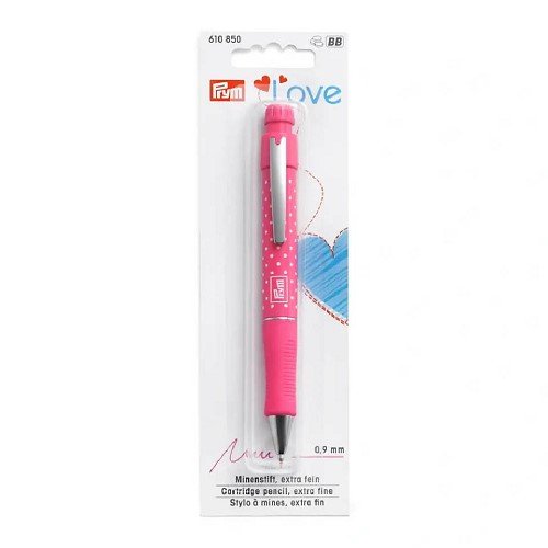 Stylo à mine extra-fine 0,9 mm Prym Love - rose Stylo à mine extra-fine 0,9 mm Prym Love - rose