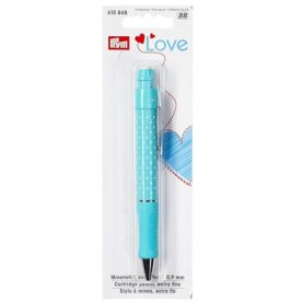 Stylo à mine extra-fine 0,9 mm Prym Love - turquoise