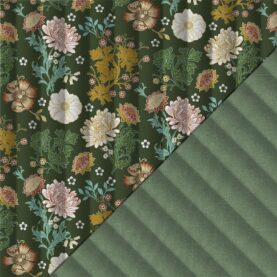 Tissu boutis matelassé réversible Everly – Kaki