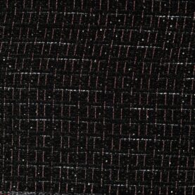 Tissu lainage tweed à paillettes Chacha Noir