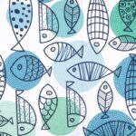 Toile cirée PVC Daurade – Bleu
