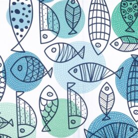 Toile cirée PVC Daurade – Bleu