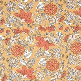 Toile cirée PVC Flavie – Moutarde