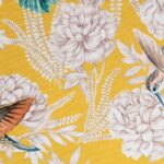 Toile de coton Forever édition Thevenon Paris - Fond jaune