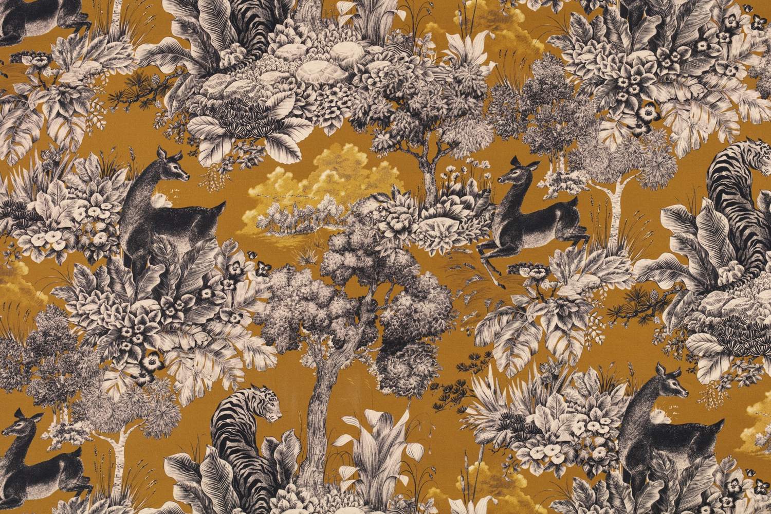 Toile de coton Gaïa édition Thevenon Paris - Chamois Toile de coton Gaïa édition Thevenon Paris - Chamois