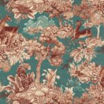Toile de coton Gaïa édition Thevenon Paris - Malachite