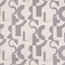 Toile de coton Héros édition Thevenon Paris - Taupe fond ficelle