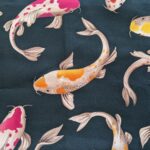 Toile de coton Illiade édition Thevenon Paris - Fond marine