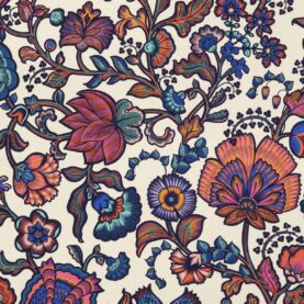 Toile de coton Indienne édition Thevenon Paris - Fond crème
