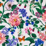 Toile de coton My World édition Thevenon Paris - Fond crème