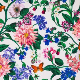 Toile de coton My World édition Thevenon Paris - Fond crème