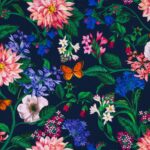 Toile de coton My World édition Thevenon Paris - Fond marine