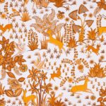 Toile de coton Paradis Island édition Thevenon Paris - Cavaillon