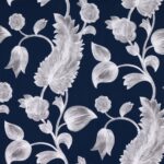 Toile de coton Perla édition Thevenon Paris - Marine