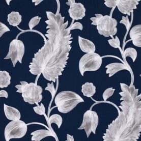 Toile de coton Perla édition Thevenon Paris - Marine