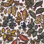Toile de coton Rainbow Tree Grand édition Thevenon Paris - Fond beige
