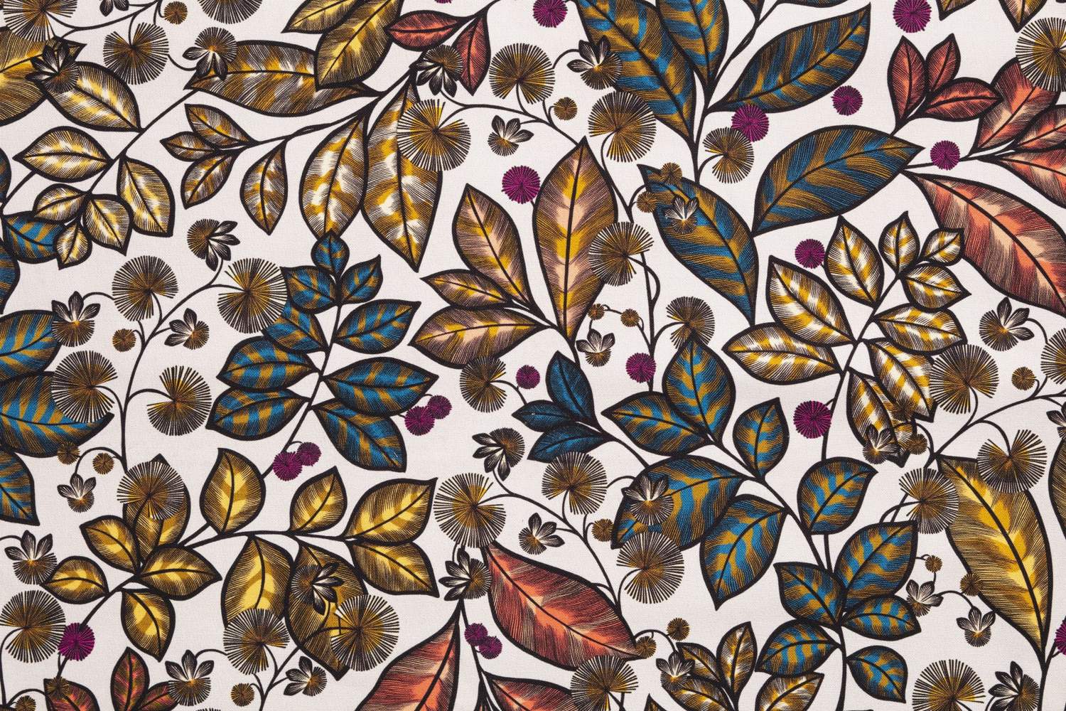 Toile de coton Rainbow Tree Grand édition Thevenon Paris - Fond beige Toile de coton Rainbow Tree Grand édition Thevenon Paris - Fond beige