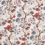 Toile de coton Rochecotte édition Thevenon Paris - Fond crème