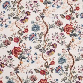 Toile de coton Rochecotte édition Thevenon Paris - Fond crème