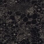 Toile de coton Suzie édition Thevenon Paris - Noir