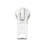 Curseur pour fermeture injectée n° 5 – Blanc