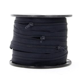 Fermeture à glissière au mètre spirale n° 5 – Bleu marine