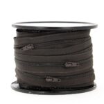 Fermeture à glissière au mètre spirale n° 5 – Marron foncé