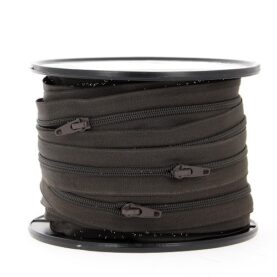 Fermeture à glissière au mètre spirale n° 5 – Marron foncé