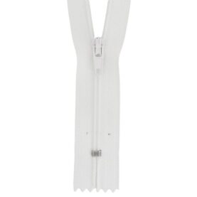 Fermeture à glissière fine – Blanc