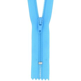 Fermeture à glissière fine – Bleu ciel