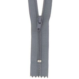Fermeture à glissière fine – Bleu gris