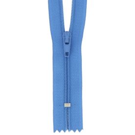 Fermeture à glissière fine – Bleu Lac