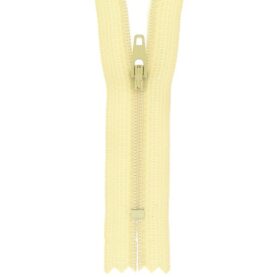 Fermeture à glissière fine – Crème
