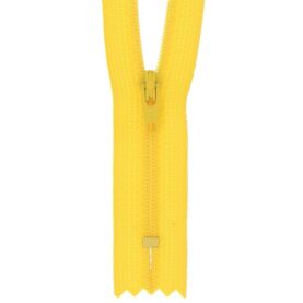 Fermeture à glissière fine – Jaune