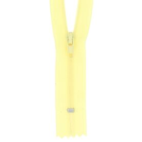Fermeture à glissière fine – Jaune pâle