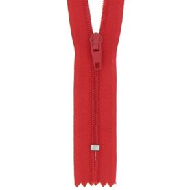 Fermeture à glissière fine – Rouge