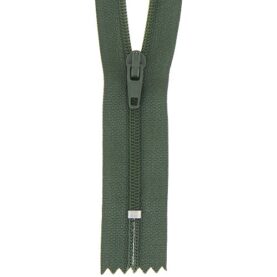 Fermeture à glissière fine – Vert cèdre