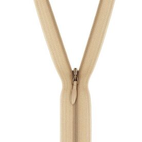Fermeture à glissière invisible – Beige clair