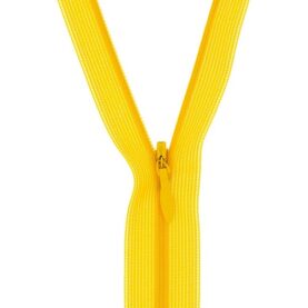 Fermeture à glissière invisible – Jaune