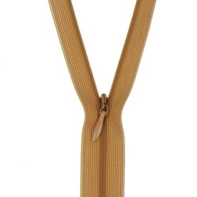 Fermeture à glissière invisible – Marron