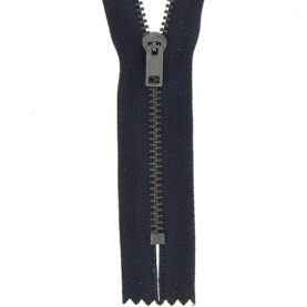 Fermeture à glissière spéciale jean métal – Bleu marine
