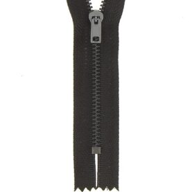 Fermeture à glissière spéciale jean métal – Marron foncé