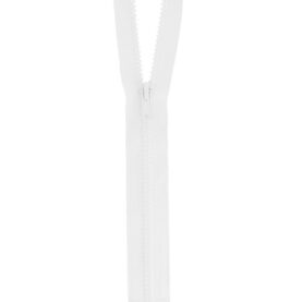 Fermeture à glissière séparable injectée – Blanc